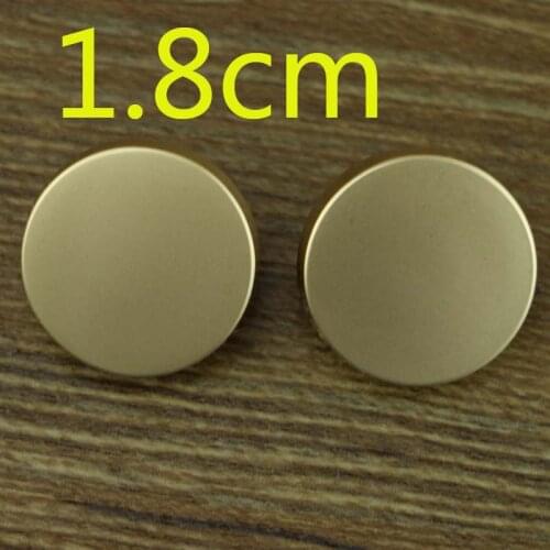 18mm high-grade metal button plane mirror metal Button garment accessories