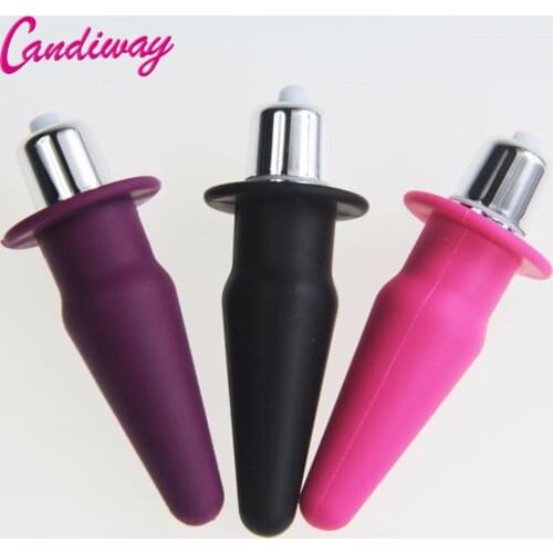 Mini anal vibrator plug erotic toys secret sex toy butt plug vibrating prostate massage adult toys for men women