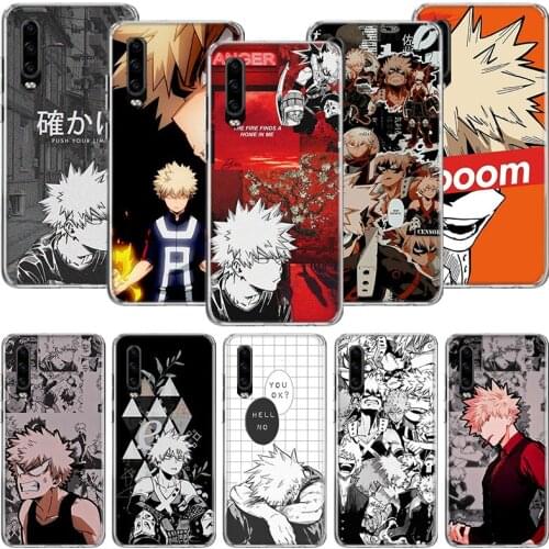My Hero Academia Bakugou Katsuki Phone Case For Huawei P30 P40 P20 P10 Mate 20 10 30 Lite Pro P Smart Z Plus Printing Cover Coqu