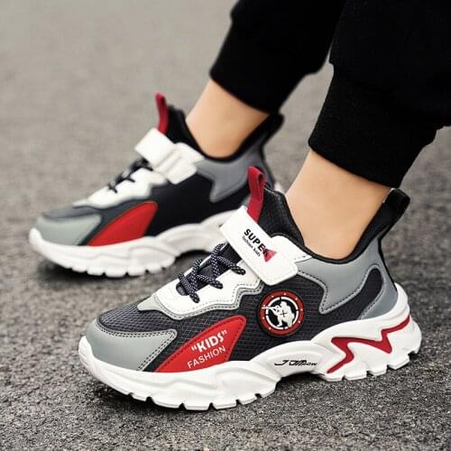 Autumn Kids Sneakers Boys Fashion Casual Running Sports Shoes For Boys Breathable Mesh Children Shoes Boy Basket Enfan