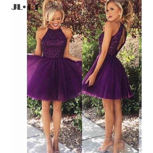 Elegant Beaded Homecoming Graduacion Dresses Above Knee Backless Mini Tulle Short Prom Dress Homecoming Dress