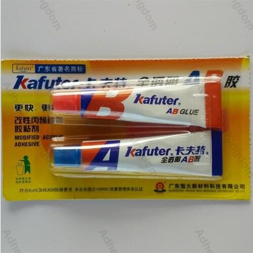 Hot sale 16g Kafuter transparent strong AB glue quick-drying clear adhesive free shipping