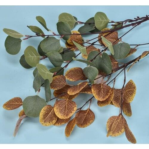 Simulation Apple Leaf Eucalyptus Lea Money Leaf Wedding Photography Layout Home Decoration Simulation Green Plant Factory Sell