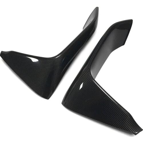 Modified carbon fiber front bumper corner dry carbon crash carbon fiber corner foot Suitable for BMW M3 M4 F80 F82 F83