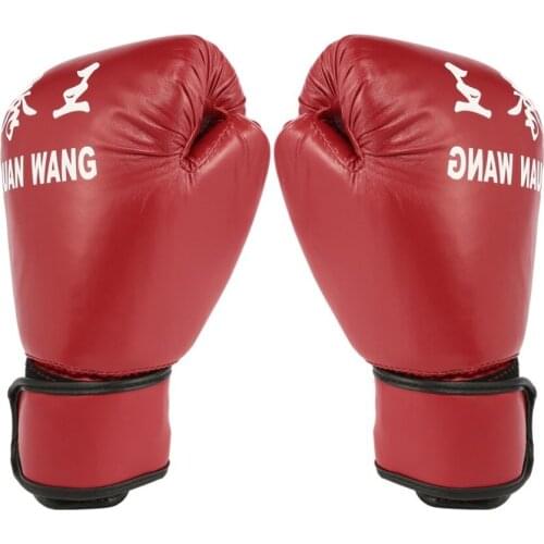 Red Adult Boxing Gloves Professional Sandbag Liner Gloves Kickboxing Gloves Pugilism Men Women Training Fighting Tool
