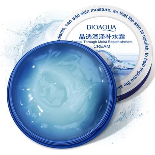 BIOAQUA Face Cream Crystal Moisturizing Face Cream Whitening Hyaluronic Acid Skin Care Lifting Firming Anti Wrinkle Day Cream