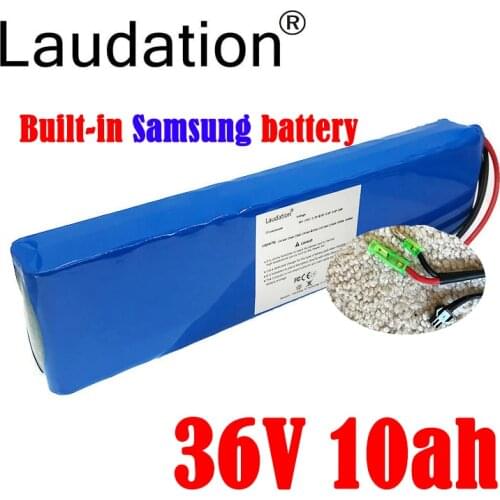 Laudation For Fiido D1 D2 36V10Ah Lithium Battery Pack Built-in Samsung Battery With 15A BMS Electric Bicycle Charger