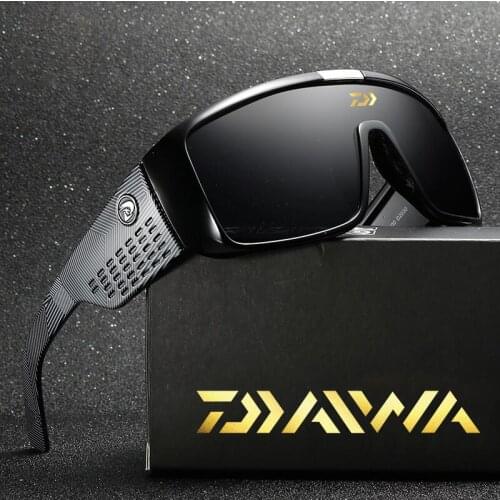 2020 Daiwa Men Fishing Siamese Sunglasses European and American Retro Cycling Sports Sunglasses Fashion Wild Glasses