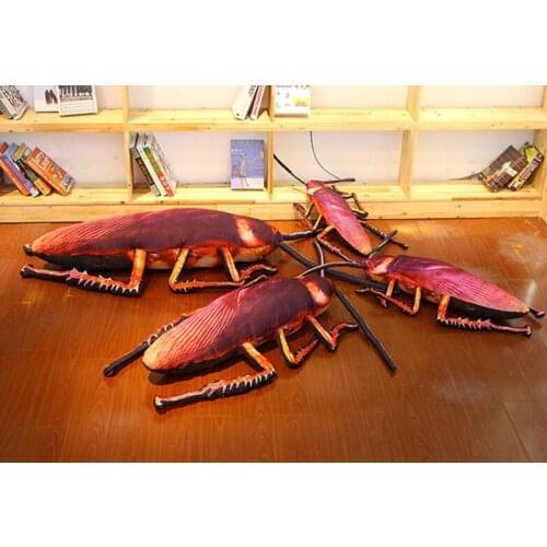 New creative plush cockroach toy simulation cockroach pillow doll gift 2693