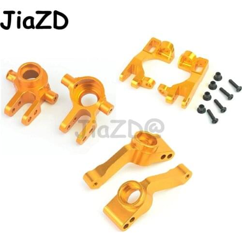 For 1/10 Traxxas SLASH 4X4 Upgrade Parts Aluminum Stub Axle Carriers Rear Replacement of 6837X 6832X Rustler/Stampede Hop Ups