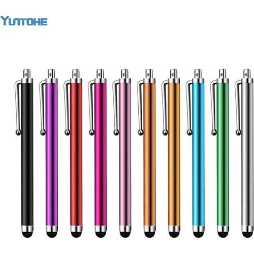 Wholesale Universal Metal Capacitive Stylus Touch Pen for iPhone/iPad Tablet PC Cellphone 5000pcs/lot