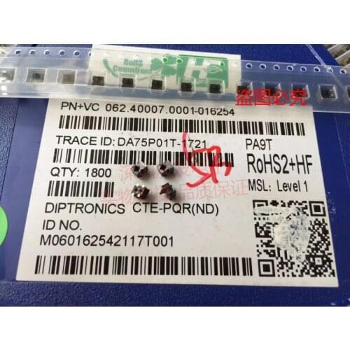 Original new 100% DIP detection switch limited CTE-PQR 3x3.5x3.35 patch 4pin strap fixed column