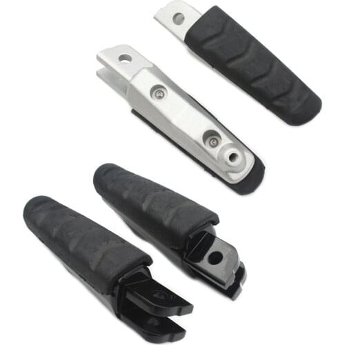 Foot Pegs Front & Rear Pedals Footpeg Footrest Rubber For BMW R nine T 2014-2020 Rubber+Aluminum