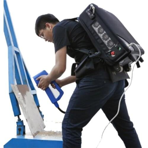 Portable laser high speed descaling