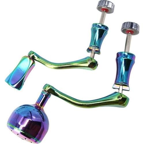 Fishing Reel Handle Knob Hexagonal Insert Metal Rocker Arm Grip Spinning Reel Handle Fishing Tackle