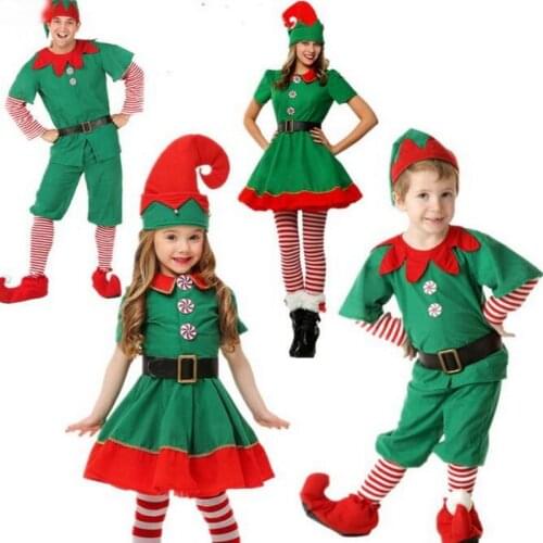 Family Christmas Cosplay Costume Family Matching Children Halloween Clothing Boy Girl Fancy Sets Navidad Family Matching Clothes