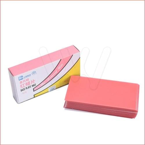 1 Box Dental Lab Base Plate Red Utility Wax Red Modeling Wax for Dentist