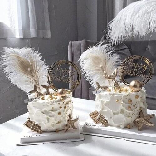 1PC Feather Shape Cake Plunger For Birthday Wedding Party Cupcake Dessert Decoration Supplies