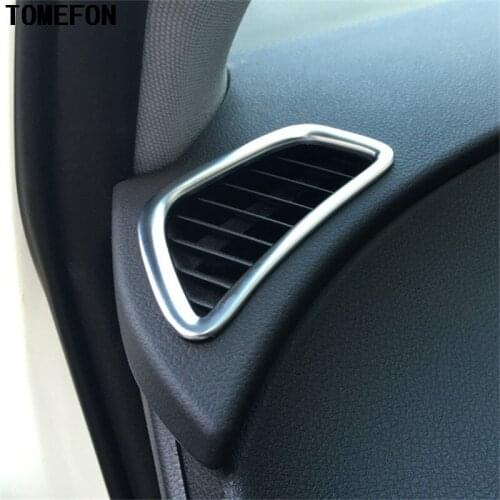 For Toyota Prius XW50 2016 2017 ABS Matte Front Upper Air Conditioning Outlet AC Vent Cover Trims Inner Car Styling 2pcs
