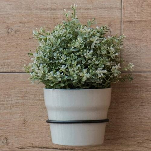 3 Pack Wall-Mounted Flowerpot Rack Foldable Suspended Iron Planter Ring Hoop for Home Garden Greenhouse 2020 New Arrivals