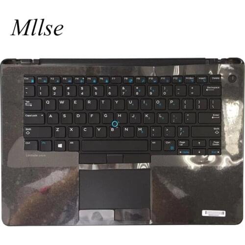 Free Shipping New Original For Dell Latitude E7470 7470 C Cover Case Keyboard Touchpad Shell 09VXX8 9VXX8 US Layout