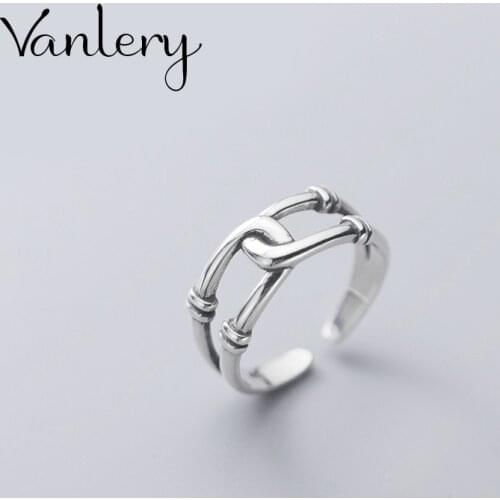 Bohemian Charm Boho Cross Chains Rings For Women Lover Wedding Bridal Valentines Gifts Men Open Retro Antique Rings