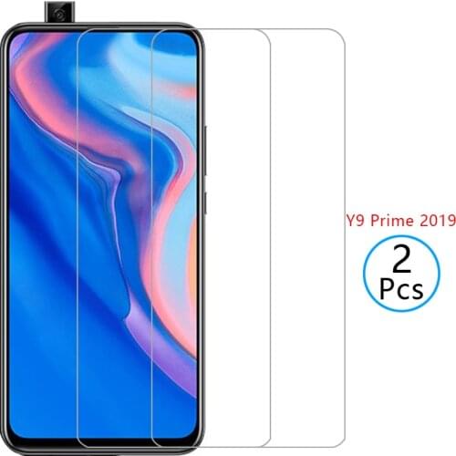 Case for huawei y9 prime 2019 cover tempered glass screen protector on y 9 9y y9prime protective phone coque bag STK L21 L22 LX3