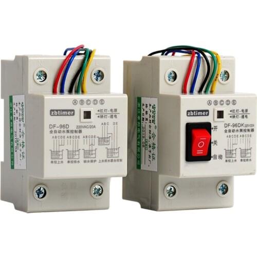 DF-96D Automatic Water Level Controller Switch 10A 220V Water Tank Liquid Level Detection Sensor Water Pump Controller