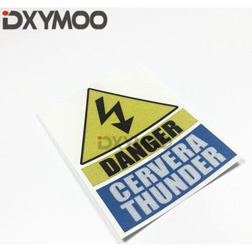 Car Styling Reflective Motorcycle Helmet Bike Decals Vinyl Tape for shoei GERVERA THUNDER DANGER