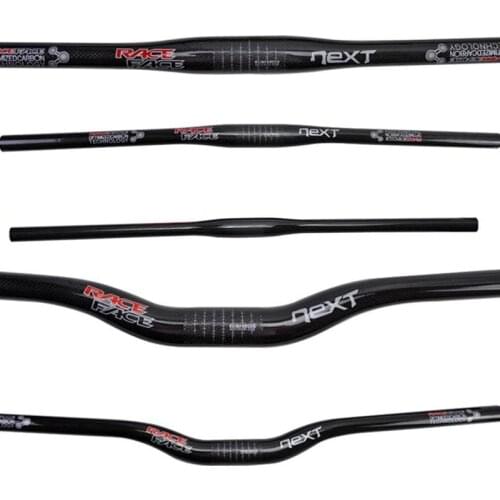 FCFB NEXT race face MTB mountain Bike Full Carbon Handlebar Flat/Rise Carbon Bicycle Handlebar 31.8*600-/700/720/740/760mm