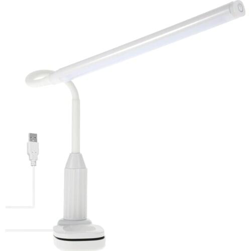 USB Touch Sensor Control Reading Table Lamp 24 LED Stepless Dimmable 5W Eye Protection LED Desk Lamps