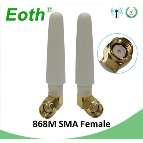 2pcs 868MHz 915MHz Antenna 3dbi RP-SMA Connector GSM 915 MHz 868 MHz antena outdoor signal repeater antenne waterproof Lorawan