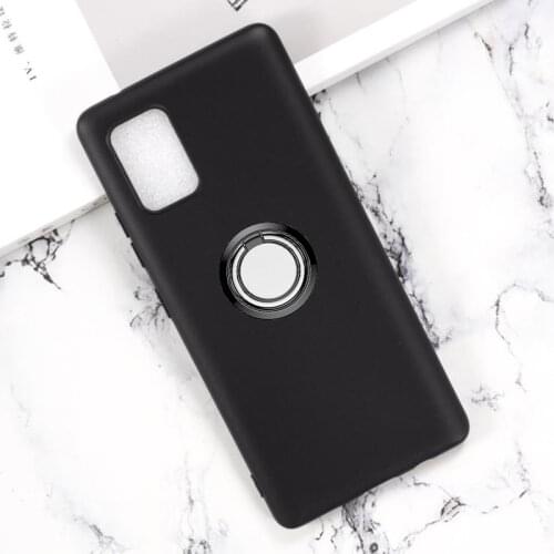 For ZTE Axon 20 5G A20 A2121 Axon20 Back Ring Holder Bracket Phone Case Cover Phone TPU Soft Silicone