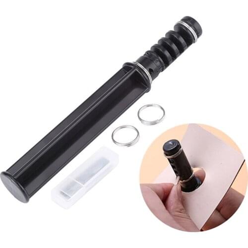 LMDZ DIY Leather Cord Knife Hand Rotary Cutting with 3 Blade Wire Cutter Leather Strip Strap Leathercraft Tools Cord Knife