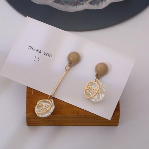 Wacky stud earrings, new South Korean shell earring, stylish earrings for women, 2020 new jewelry