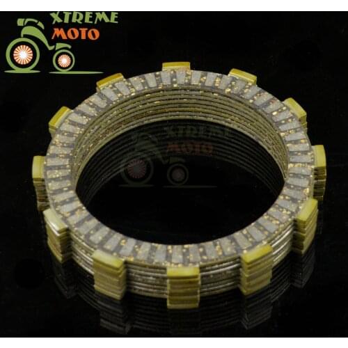 Motorcycle Clutch Disc Friction Plates Set 8pcs for HONDA CR125R 2000-2014 00 01 05 06 07 09 10 14 CRF250R 2004-2007 04 05 06 07
