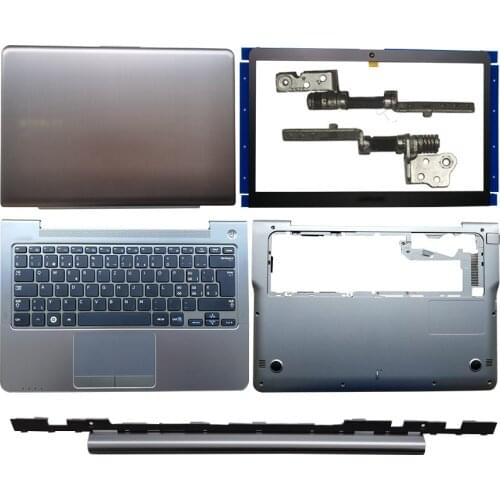 NEW Laptop LCD Back Cover/Front Bezel/Hinges/Hinges Cover/Palmrest/Bottom Case For Samsung NP530U3C 530U3B 535U3C 532U3C 535U3B
