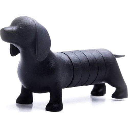 New Cartoon Cute Dachshund Lucky Dog Fridge net DIY for Home Kitchen Fridge Card Message Tips netic Removable Stickers Aim