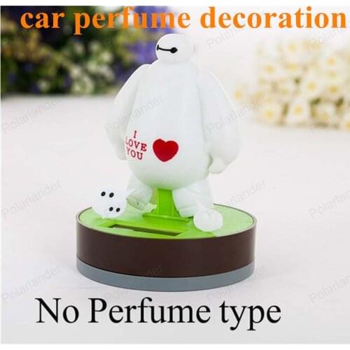 New Perfume Seat Car Interior Doll Decorations Auto White solar Installation Shaking His Head Ornaments With Non-slip Mat