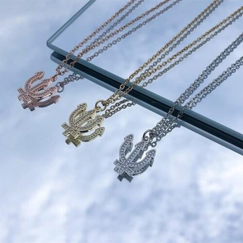 Charm Silver Pendant Necklace Antique Jewelry Making DIY Handmade Jewelry For Women