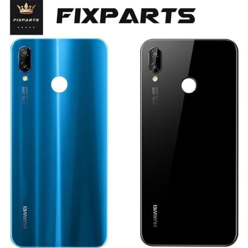 Origina for Huawei P20 Lite Back Battery Cover Rear Glass Panel Door Housing Case Huawei P20 Lite Battery Cover + Camera Lens