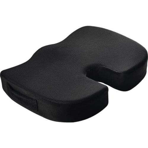 Coccyx Sciatica Pillow Slow Rebound Memory Foam Seat Cushion Soft Comfortable Care for Caudal Vertebra Anti-hemorrhoid Cushion