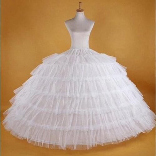 Super Puffy Petticoat Ball Gown Crinoline Slip Underskirt For Wedding Dress Wedding Accessories