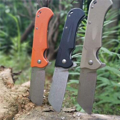 Ball Bearing Tactical Folding Knife D2 Blade Steel Handle Pocket Knives Outdoor Hunting Rescue Knife EDC Tools with Waist Clip