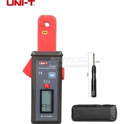 UNI-T UT258A Digital AC/DC Clamp Leakage Current Meter 0mA-60A Test RS232 Data Transfer Ampere 45/200Hz Zero Adjustment Ammeter