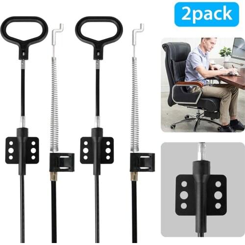 2Pcs Universal Recliner Cable Sofa Pull Handle Release D-Ring Lane Cables can CSV