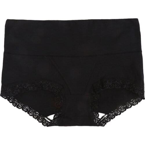 Womens Sexy Lace Panties High Waist Seamless Cotton Underwear Briefs Knickers Underpants