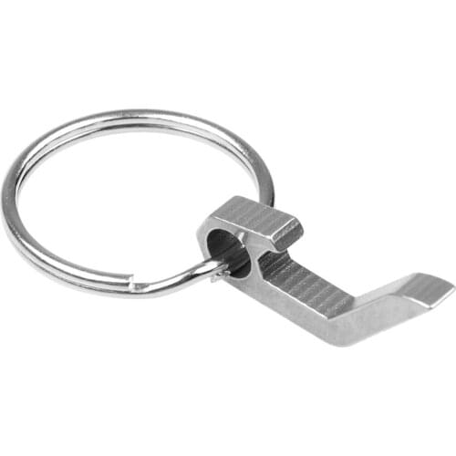 1 Pcs EDC Mini Stainless Steel Bottle Opener Keychain Camping Equipment Device Keyring Camping Hot Mini Opener Beer Wine Tools