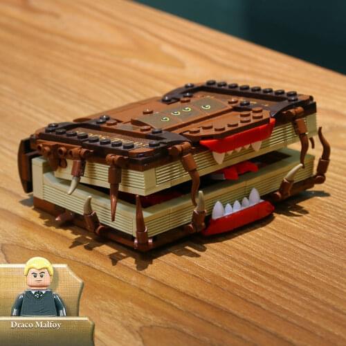 2021 30628 anime figure Monster Book Bite Book Wizardry Academy series puzzle building blocks toys for kids