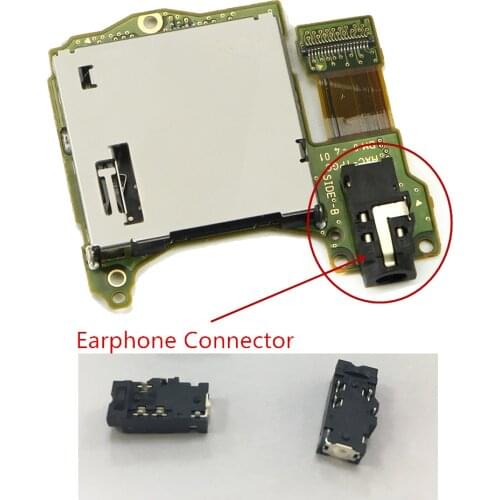 5PCS Brand New NS Switch Headset Port Headphone Dock Earphone Connector Jack Plug Port Socket Repair Parts